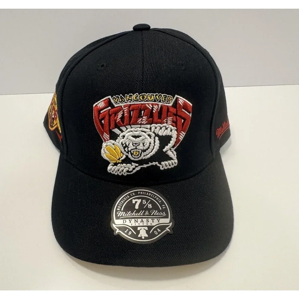 Mitchell & Ness Vancouver Grizzlies Drip 7 5/8 Dynasty Hat Memphis Retro VTG NWT